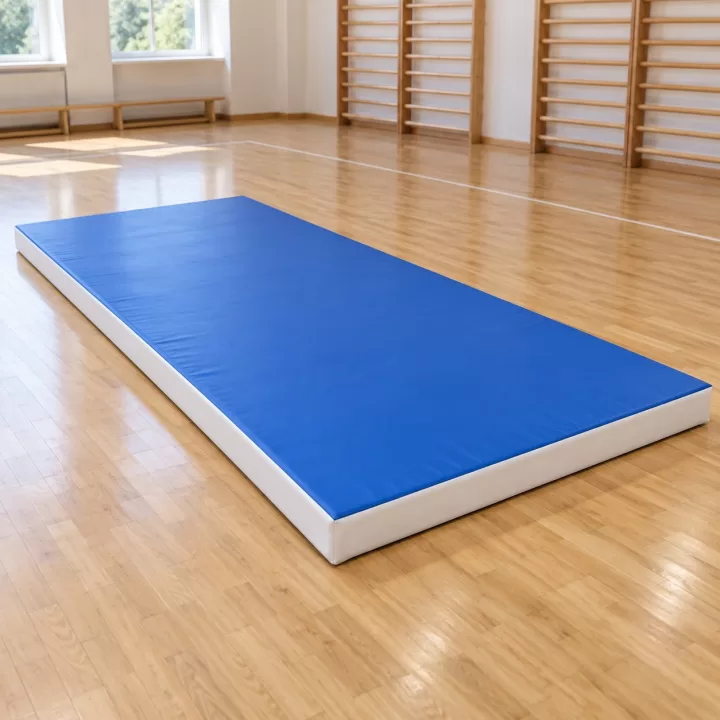 Мат спортивный гимнастический мягкий 200 × 400 × 10 см