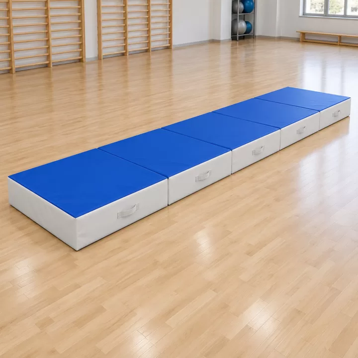 Мат спортивный сборно-складной 200 × 500 × 40 см