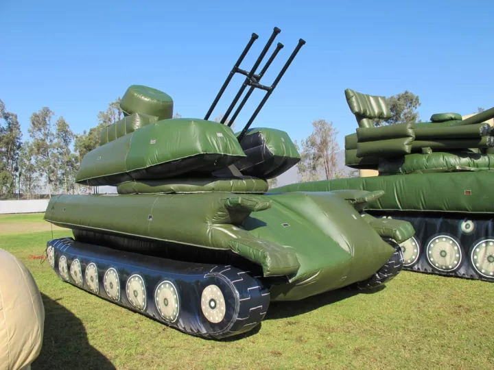 Надувная самоходная установка ЗСУ-23-4