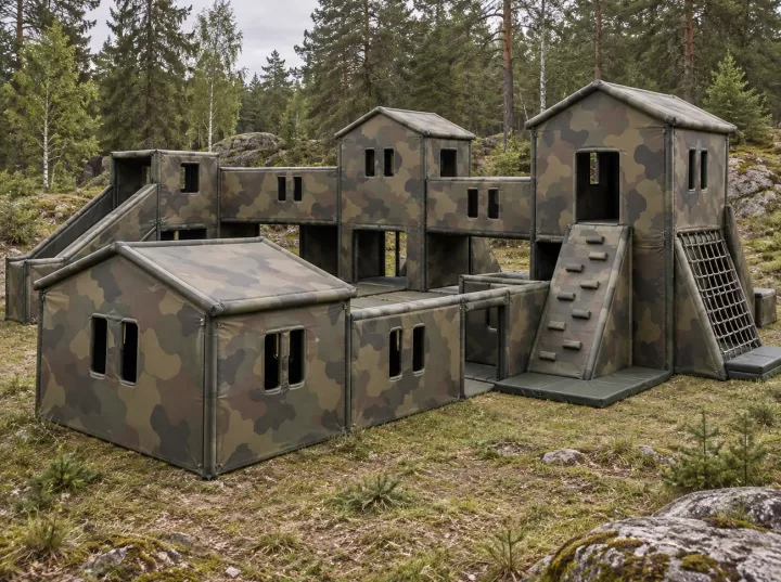 Иллюстрация: Комплекс стен и проходов из DWF. Конфигурация и комплектация по согласованному проекту.