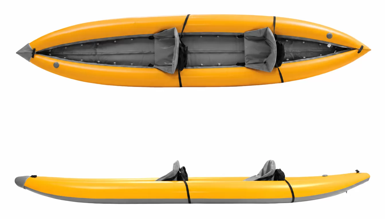 Надувной каяк «Супер Рысь» — фотография товара