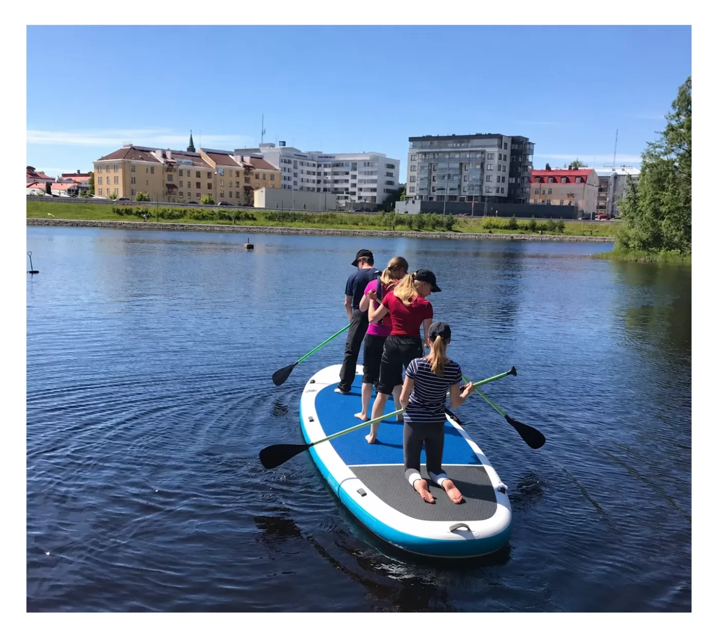 Надувная SUP-доска BIG SUP 518 XL «Команда» — фотография товара