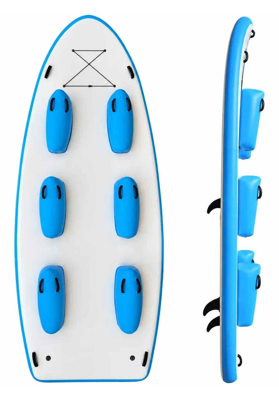 Надувная SUP-доска BIG SUP 498 «6 сидений» — фотография товара