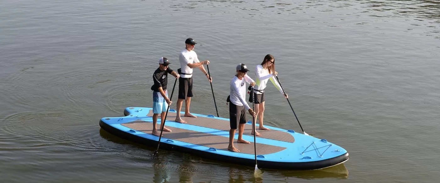 Надувная SUP-доска Big SUP 550×200 см — сап-доска на воде