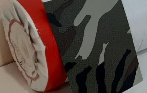 Материал ПВХ для лодок D850 L2 камуфляж-черный