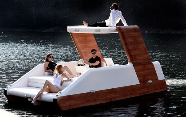 2.34 Надувной катамаран  Люкс 5.7 м