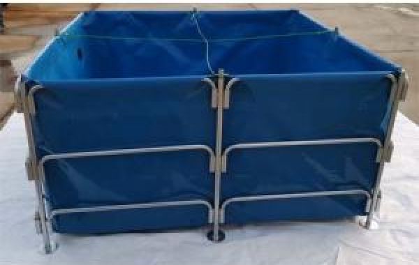 Прочный складной квадратный резервуар для рыбоводства