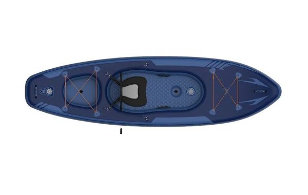 Надувной каяк Sup-Каяк с отсеком для вешей