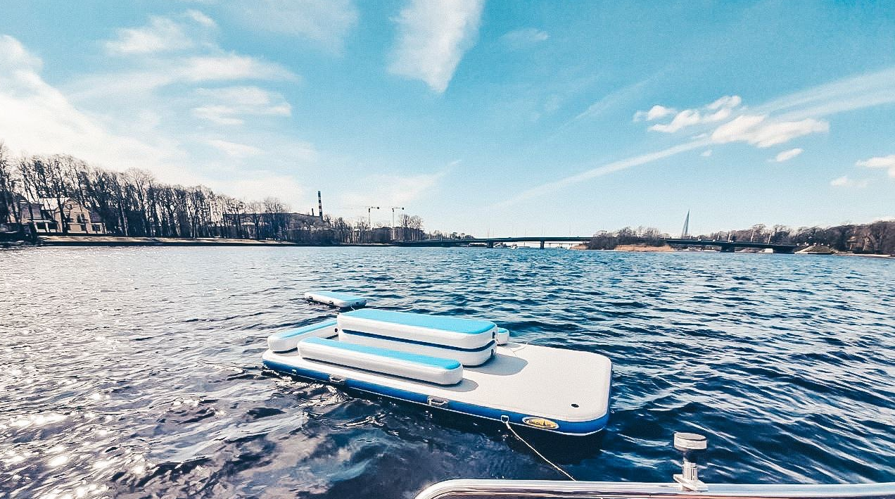 надувная платформа для отдыха