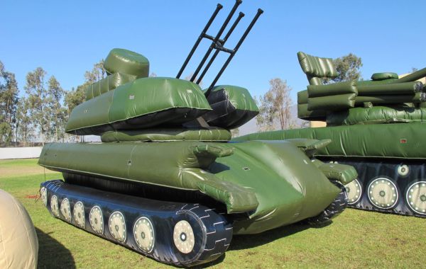 Надувная самоходная установка ЗСУ-23-4