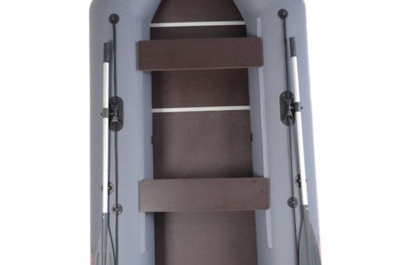 Моторно-гребная лодка А310 ПВХ серый