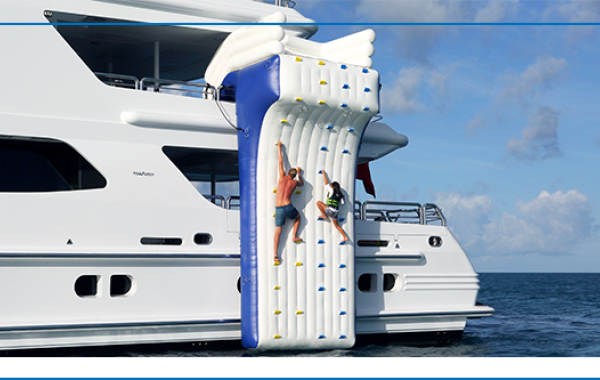 Надувная стена для скалолазания