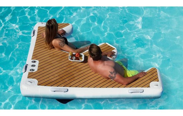 Роскошный надувной лежак для яхт и бассейнов