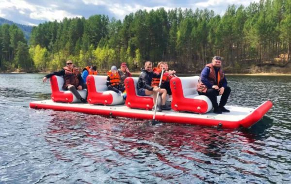 Надувной плот для туристического сплава