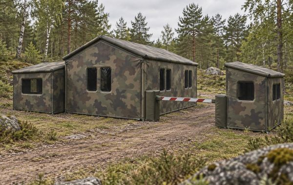 Игровой блокпост со шлагбаумом из DWF