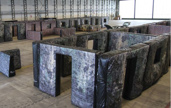 Надувные стены для пейнтбола и тренировок